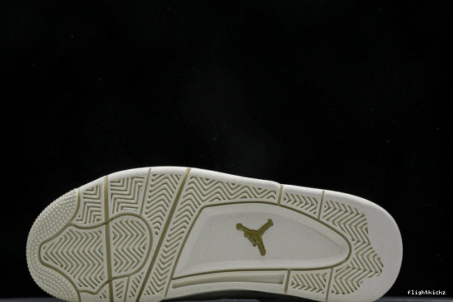 4 Retro Jordan Gold AQ9129-170 Metallic 0907